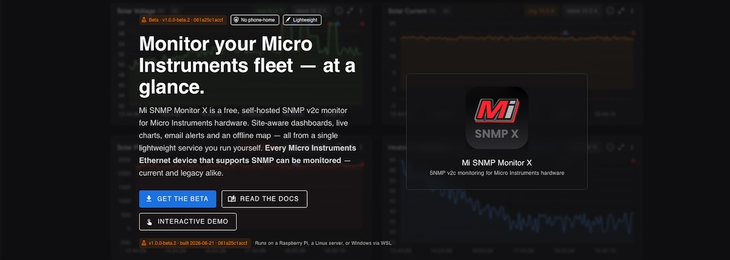 Mi SNMP Monitor X
